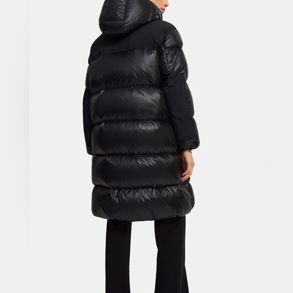 Theory Combo Puffer Jacket in Water-Repellent Nylon - Picture 4 of 5